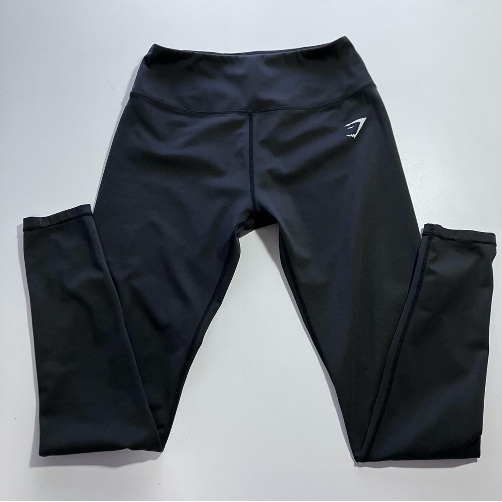 Gymshark Black Training High Waisted Performance Leggings Women’s Small - Picture 5 of 7
